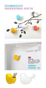 厂家直销 新款森活家居 趣味布谷门铃 小鸟造型 防盗省电环保